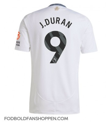 Aston Villa Jhon Duran #9 Udebanetrøje 2024-25 Kortærmet